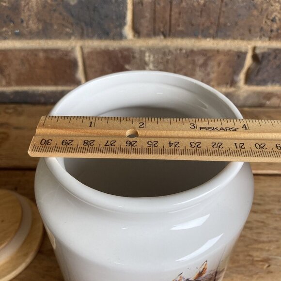 Big Sky Carvers Dean Crouser Watercolor Good Lookin’ Horse Ceramic Canister - Picture 13 of 13